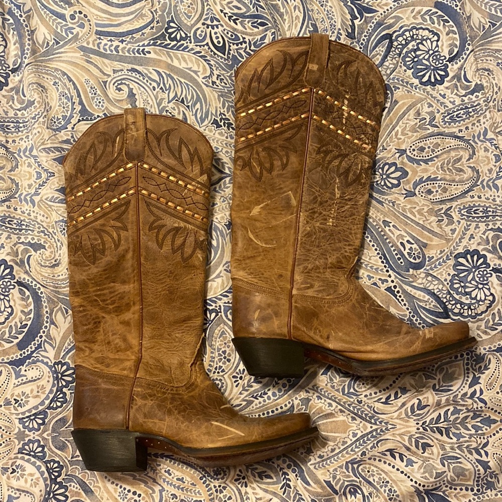 Tony Lama women’s boots. Worn once. - Picture 1 of 5